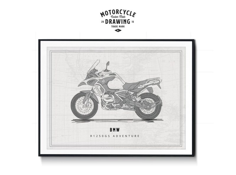 Detailed Pencil Illustration - Custom Made motorcycle drawing - Image 8