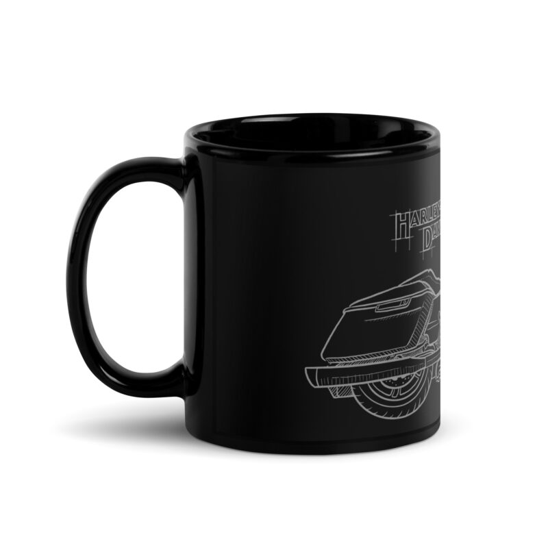 Harley-Davidson Street Glide - Black Glossy Mug - Image 2