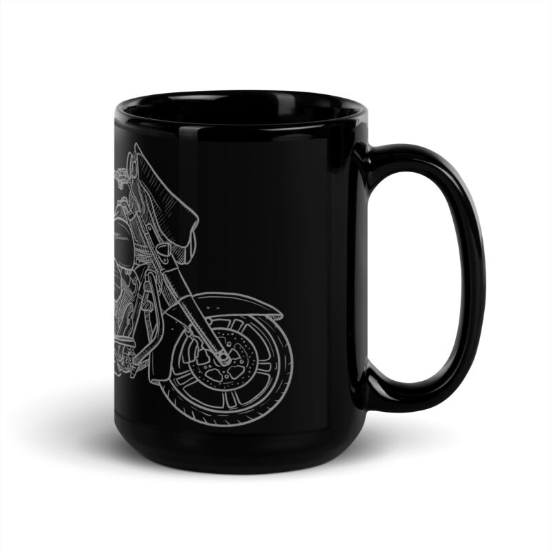 Harley-Davidson Street Glide - Black Glossy Mug - Image 5